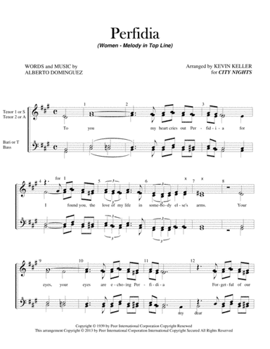 Perfidia (arr. Kevin Keller)