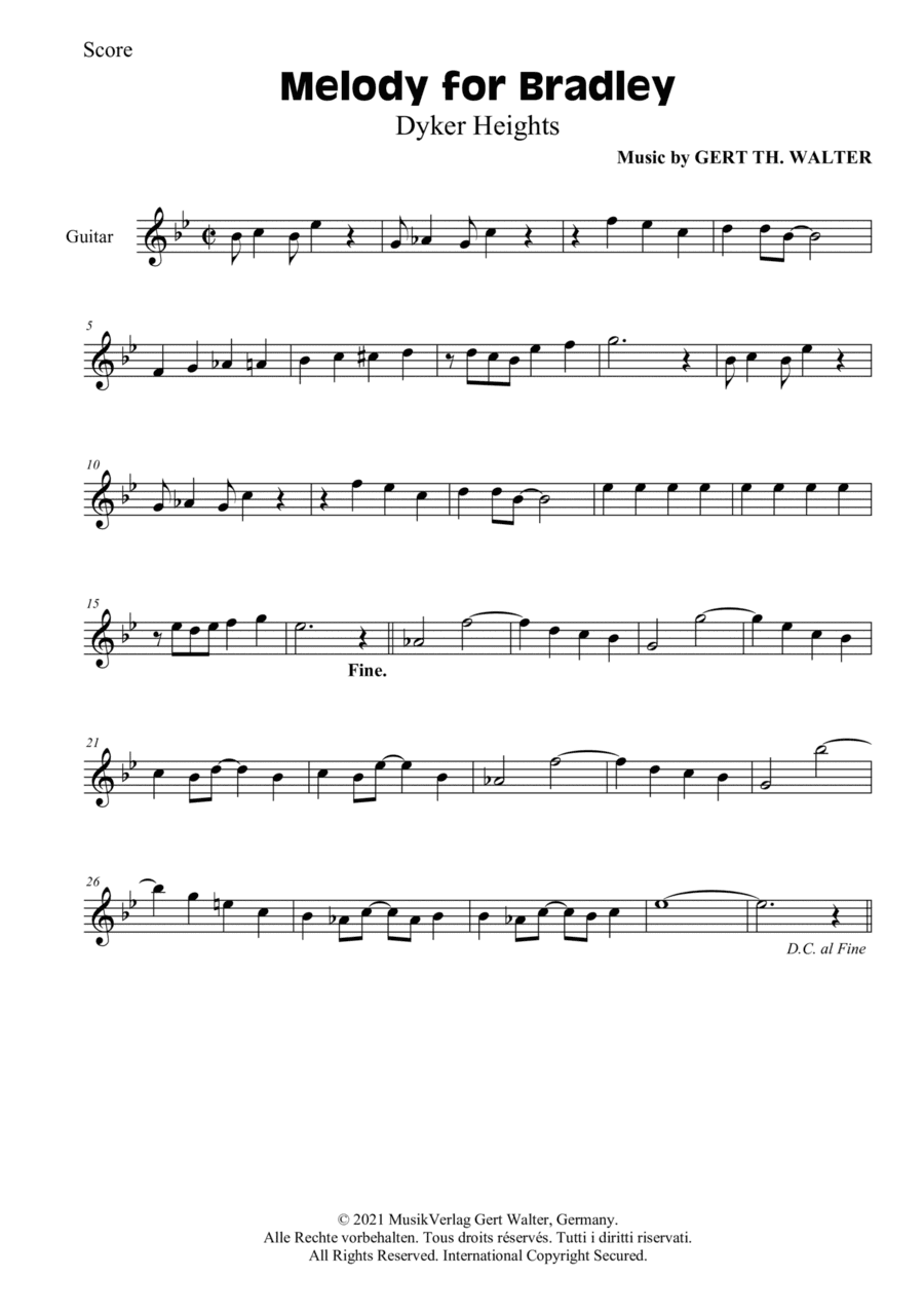 Melody for Bradley
