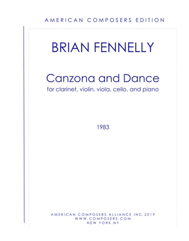 [Fennelly] Canzona and Dance