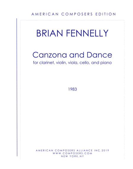 [Fennelly] Canzona and Dance