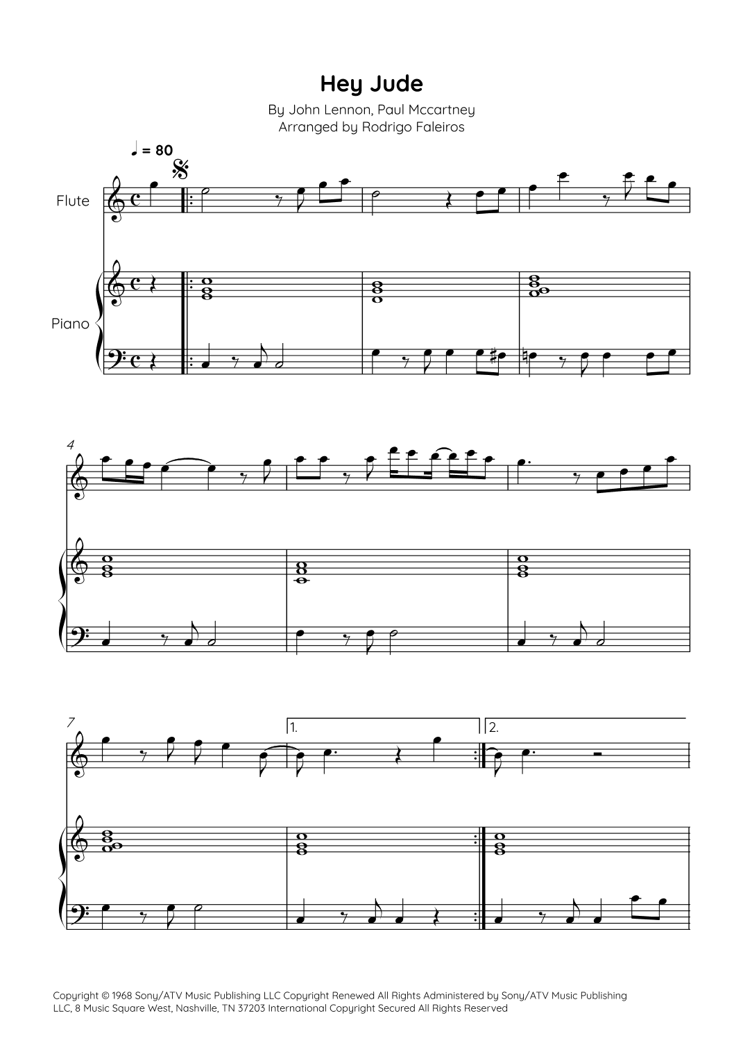 Hey Jude (arr. Rodrigo Faleiros)