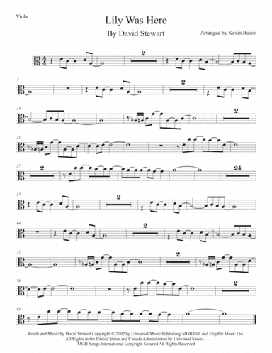 Lily Was Here (arr. Kevin Busse)
