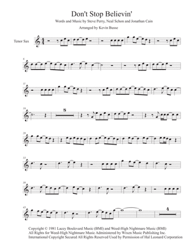 Don't Stop Believin' (arr. Kevin Busse)