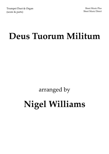 Deus Tuorum Militum, for Trumpet Duet and Organ (arr. Nigel Williams)