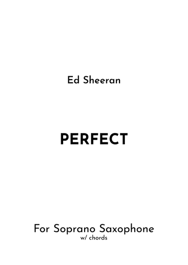 Perfect (arr. Jireh J.)