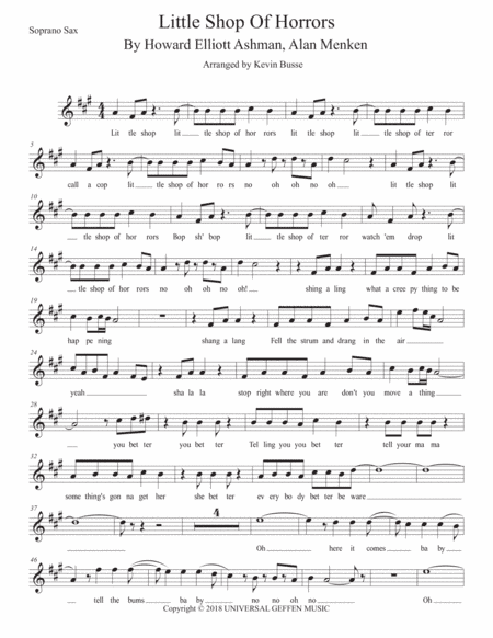 Little Shop Of Horrors (arr. Kevin Busse)