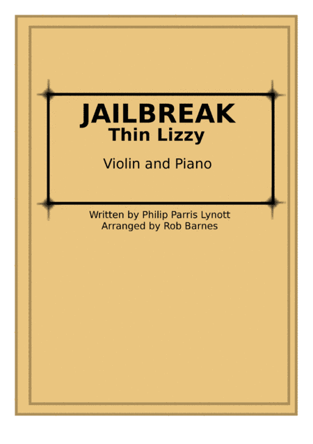 Jailbreak (arr. Rob Barnes)