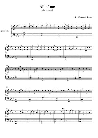 All Of Me (arr. Nazareno Aversa)