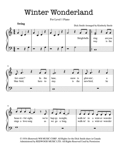 Winter Wonderland (arr. Kimberly Steele)