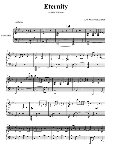 Eternity (arr. Nazareno Aversa)