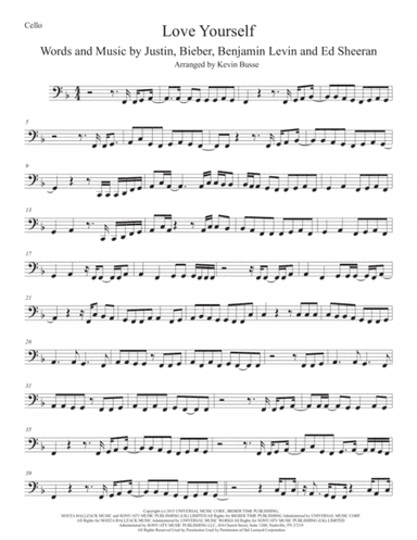 Love Yourself (arr. Kevin Busse)