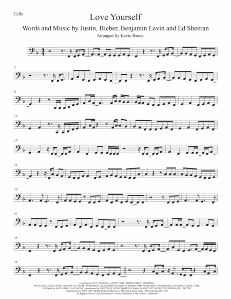 Love Yourself (arr. Kevin Busse)