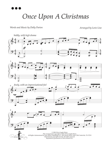 Once Upon A Christmas (arr. Lorie Line)