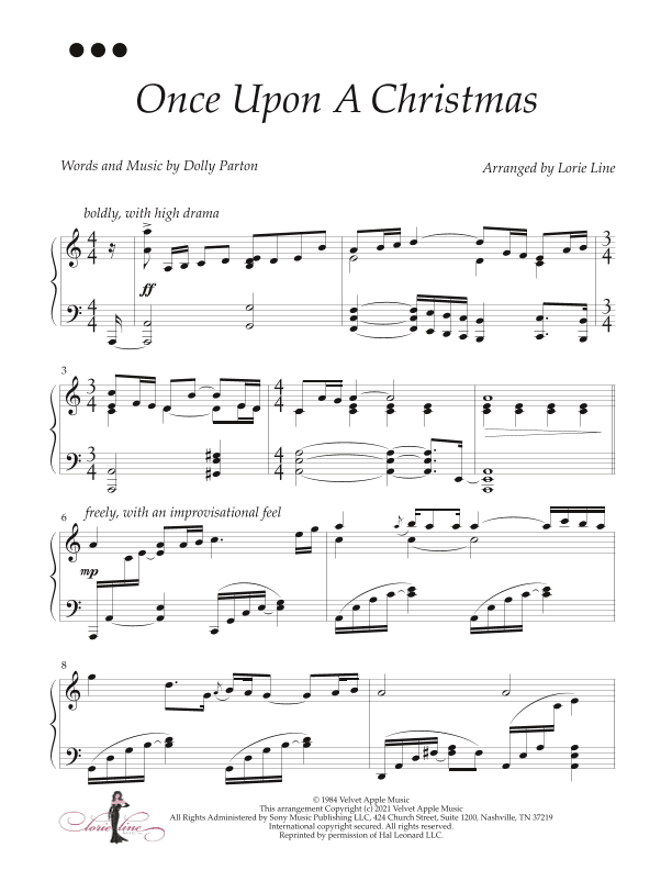 Once Upon A Christmas (arr. Lorie Line)