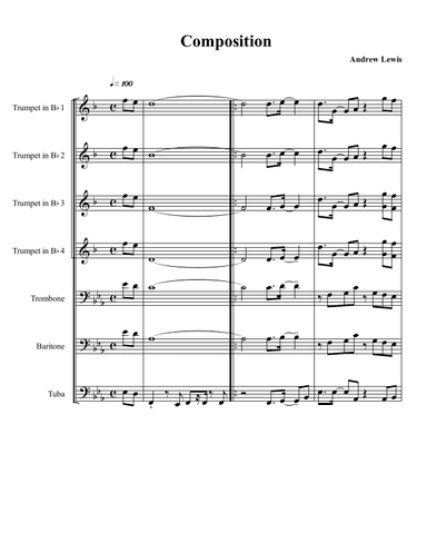 Composition (arr. Andrew Lewis)