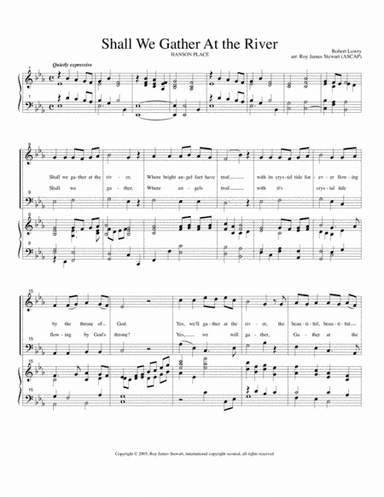 Shall We Gather at the River (arr. Roy James Stewart)