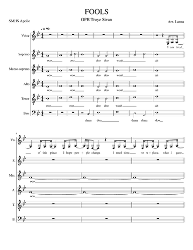 Fools (arr. Stephen Lanza)