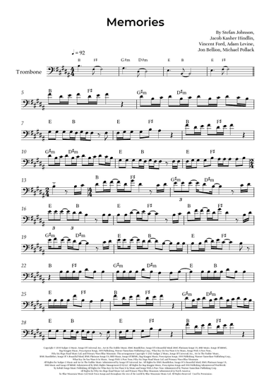 Memories (arr. Alliance Edition)