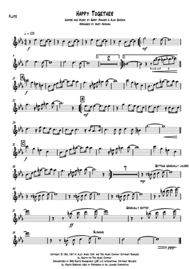 Happy Together (arr. Andy Norman)