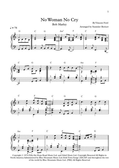 No Woman No Cry (arr. Stanislav Borisov)