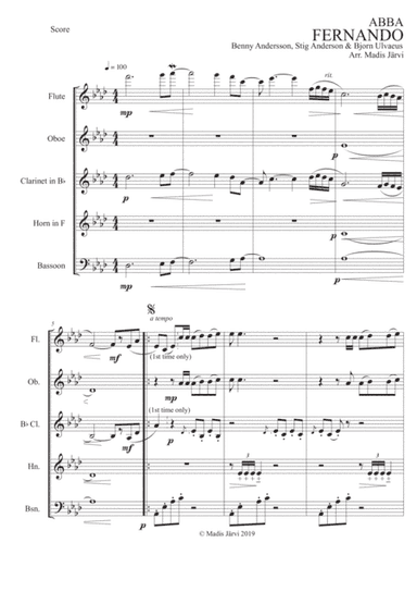 Fernando (arr. Madis Järvi)