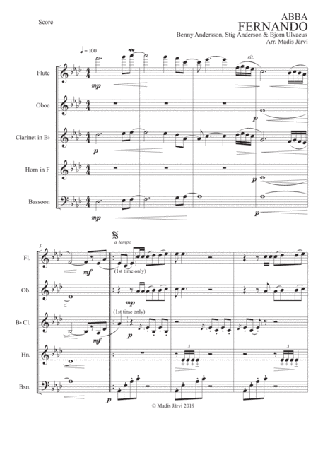 Fernando (arr. Madis Järvi)