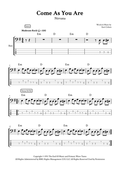 Come As You Are (arr. Yuri Noronha)