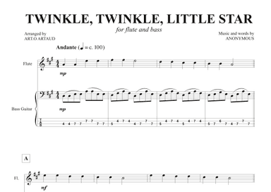 Twinkle Twinkle Little Star (arr. Art.o Artaud)