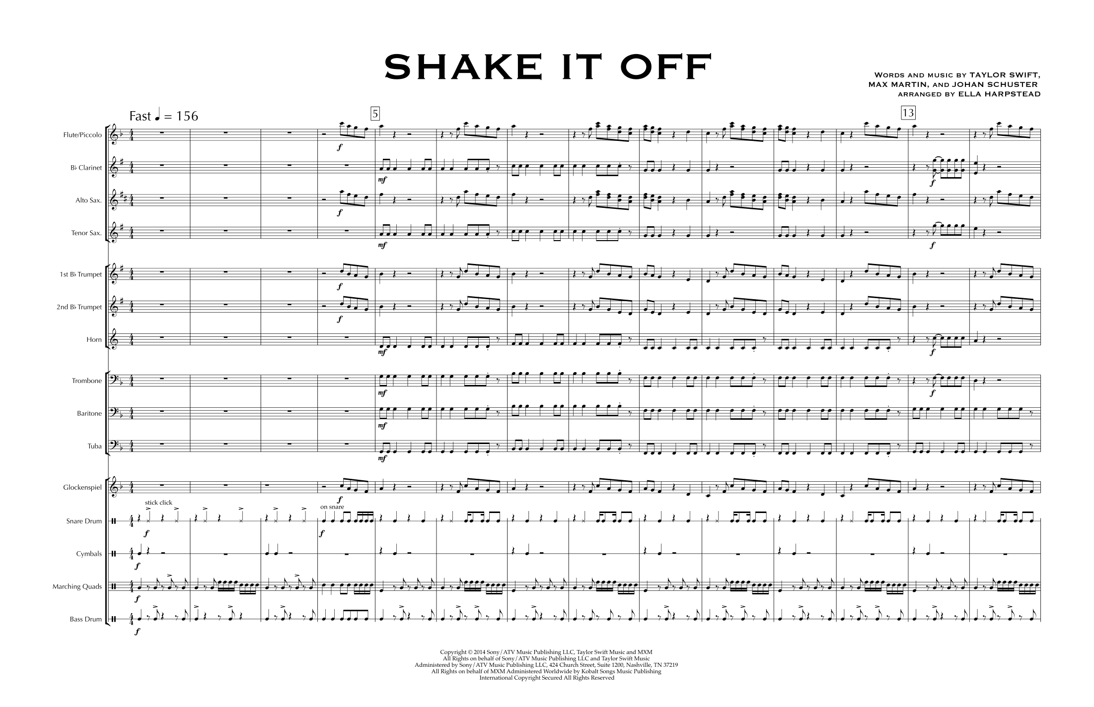 Shake It Off (arr. Ella Harpstead)