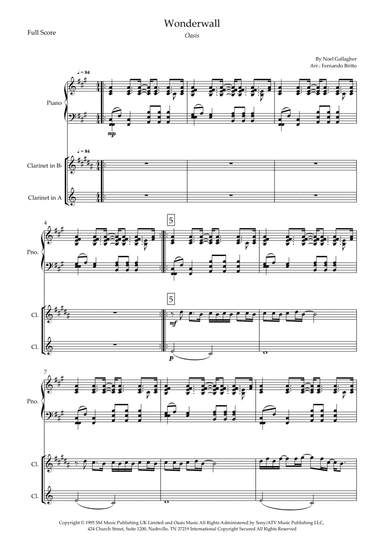Wonderwall (arr. Fernando Britto)