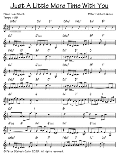 Just A Little More Time With You