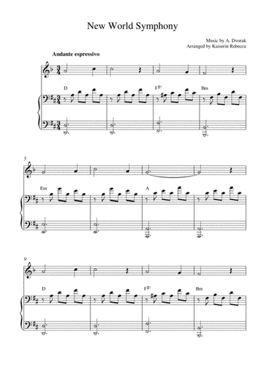 New World Symphony (arr. Kaiserin Rebecca)