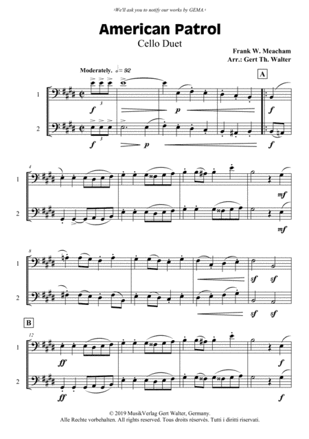 American Patrol (arr. Gert Th. Walter)