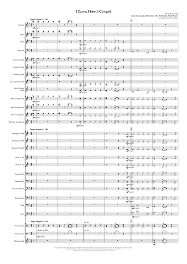 I Came, I Saw, I Conga'd (arr. John Ivor Holland)