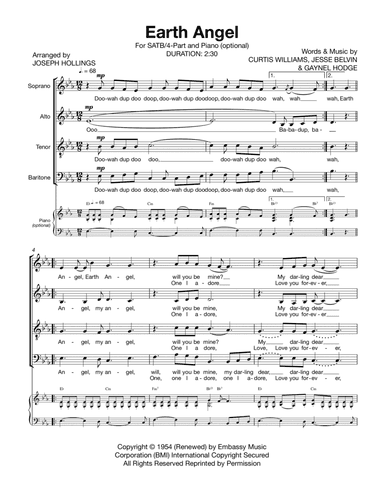 Earth Angel (arr. Joseph Hollings)