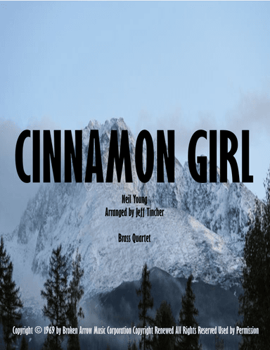 Cinnamon Girl (arr. Jeff Tincher)