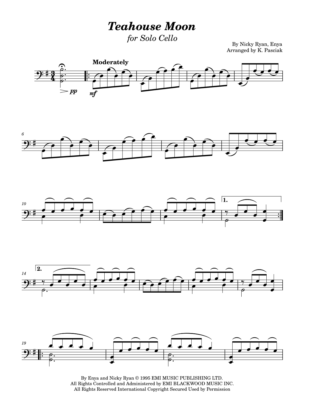 Teahouse Moon (arr. Kenneth Pasciak)