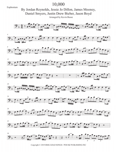 10,000 Hours (arr. Kevin Busse)