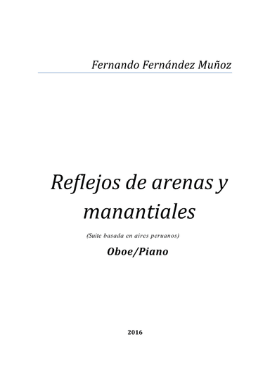 Reflejos de arenas y manantiales