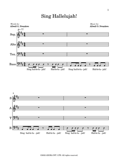 Sing Hallelujah!