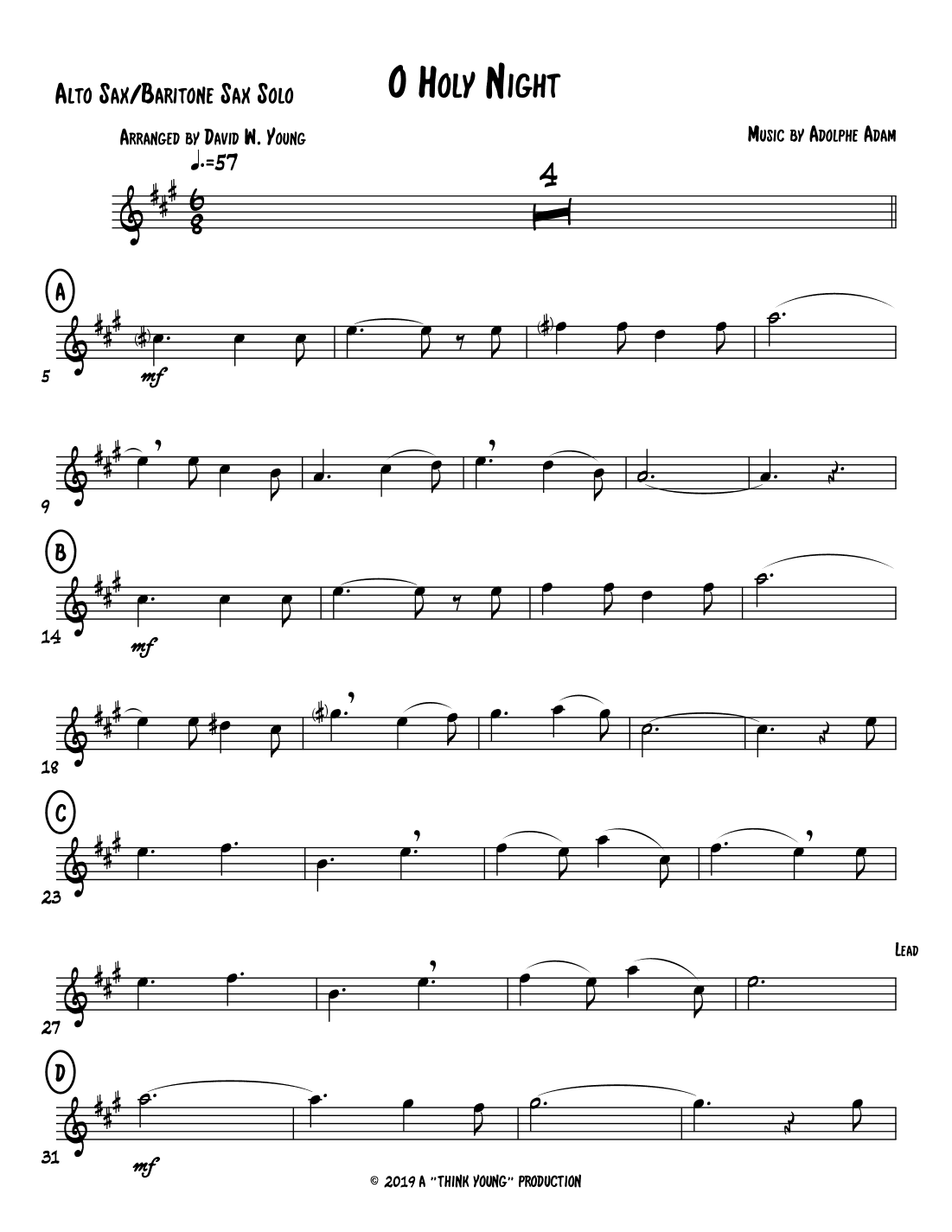 Oh Holy Night (arr. David W. Young)