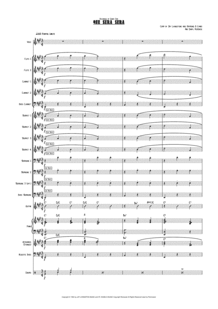 Que Sera, Sera (whatever Will Be, Will Be) (arr. Daryl McKenzie)