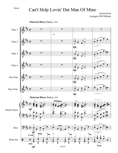 Can't Help Lovin' Dat Man (arr. DB Williams)