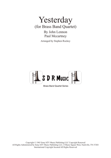 Yesterday (arr. Stephen Rockey)
