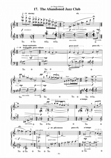 "The Abandoned Jazz Club" - for Solo Piano [from the piano cycle "The Old Photo Box"]