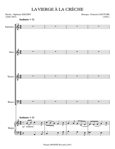 LA VIERGE À LA CRÈCHE (arr. Disques BOGHEI Records)