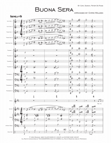 Buona Sera (arr. Chris Walden)