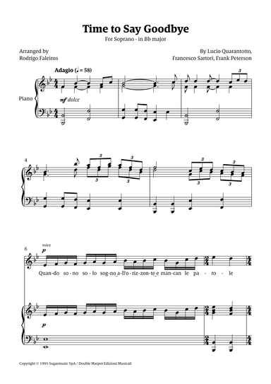 Time To Say Goodbye (arr. Rodrigo Faleiros)