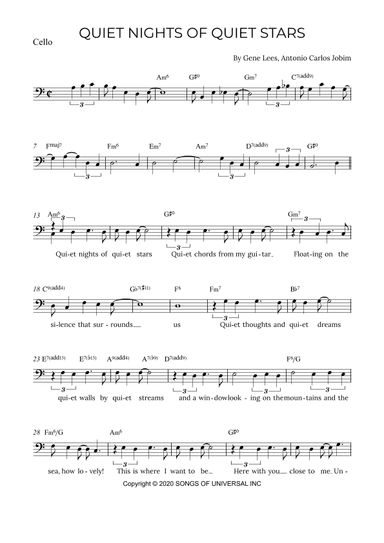 Quiet Nights Of Quiet Stars (arr. Alex Nunes Rodrigues)