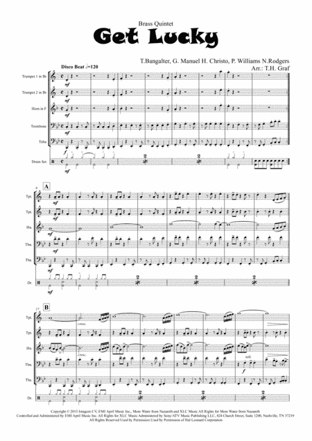 Get Lucky (arr. Thomas H. Graf)